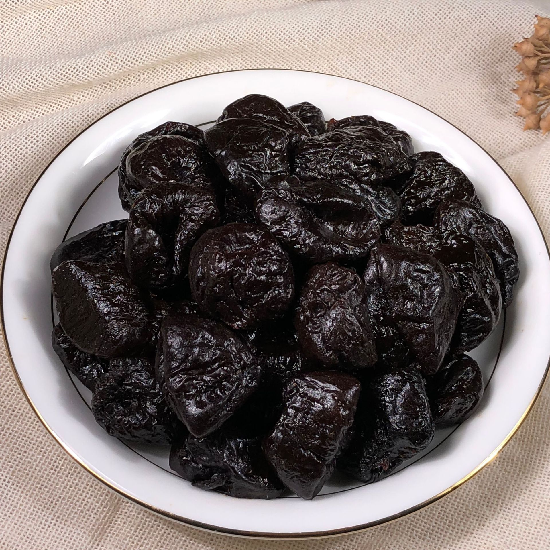 Chile without a nucleotide prune without a white sugar snack bag with a full box of 250g of 10kg baked raw materials