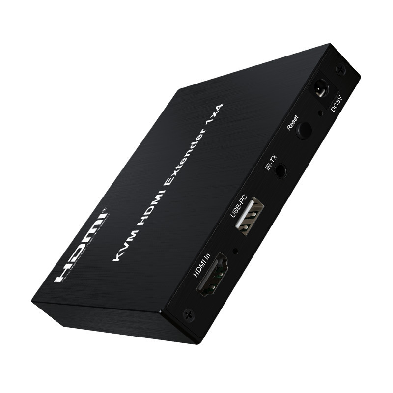 原厂批发KVM 网线分配器 1x4 KVM HDMI Extender 1x4