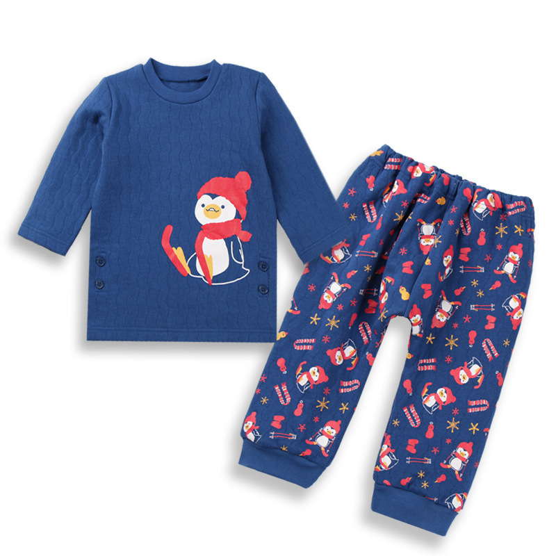 Autumn Baby Cotton Autumn Accompanies Pyjamas Men and Women Babies Air Batteries 1 - 3 Years old