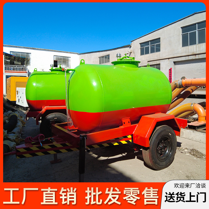 Water tank trailer garden irrigation water tanker 2.5 ton tractor transport truck sewage truck mobile water tanker