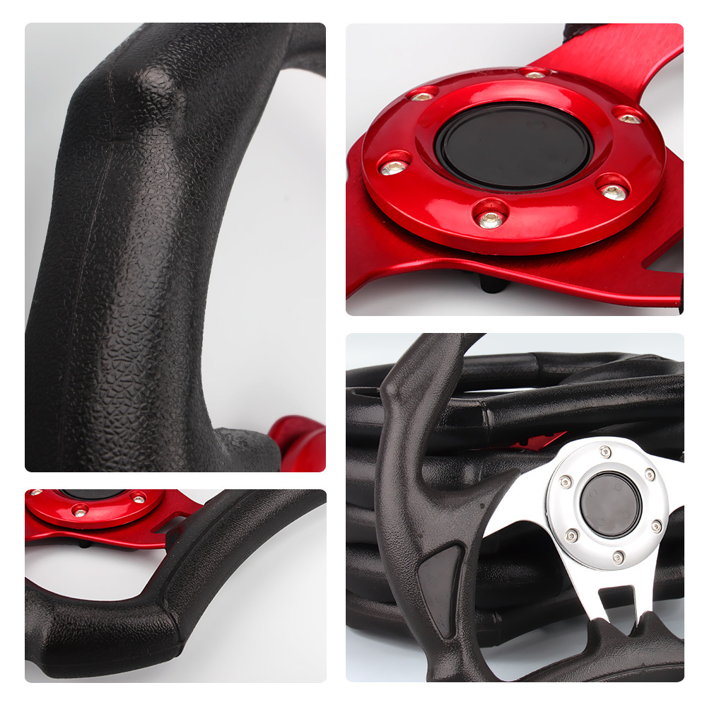 Cross-border generalization, car retrofit steering wheel, PU material 13 in 320 mm, conversion to disc colours.