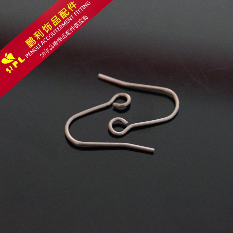 A453 titanium hooks, copper ear hooks, earrings, DIY accessories, pelicans.