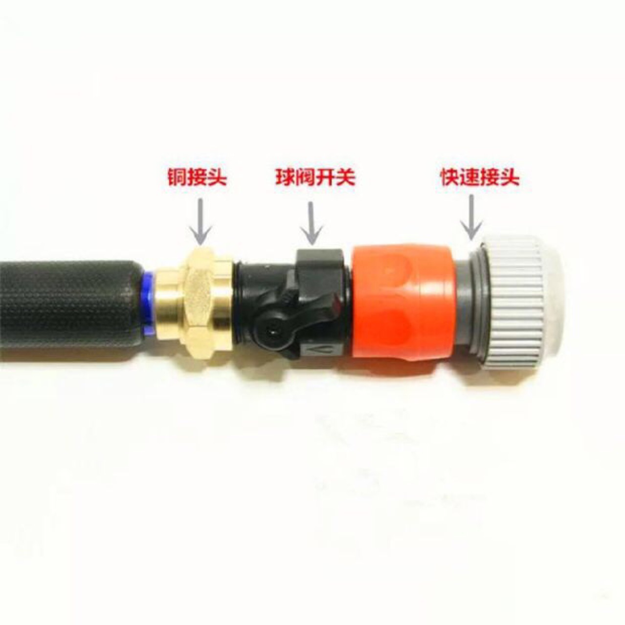 Một ngàn người làm vườn với một máy phun hoa và một bình phun nước 50cm