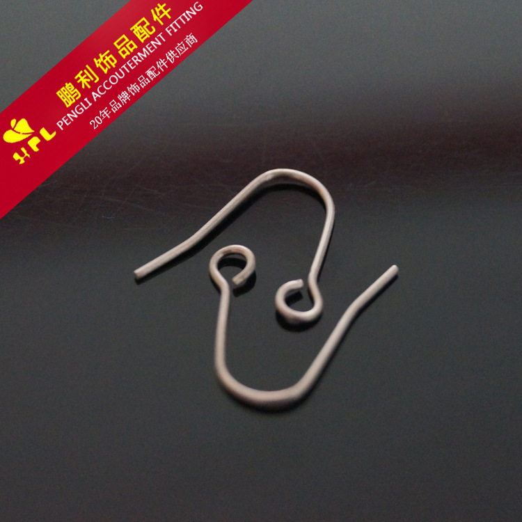 A453 titanium hooks, copper ear hooks, earrings, DIY accessories, pelicans.