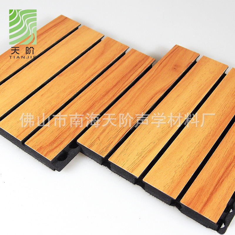 Acoustic sound-proofing panels on the walls of the tanks and on the floor of the PVC decorative floor of the conference room for environmentally flame-retarding materials