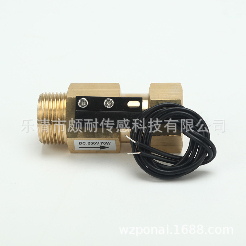 C43F liquid flow switch, copper flow switch, supply clarinet principle water flow switch.