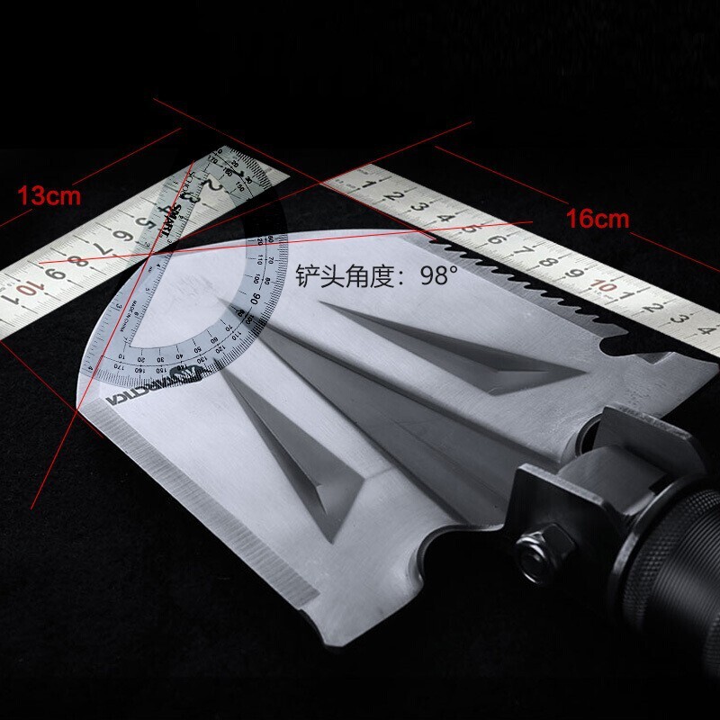 Việc xúc ngoài trời các thiết bị bảo vệ mạng sống đa mục đích, gấp các xe chở sắt và câu cá, thiết bị khẩn cấp cho xẻng thép mangan