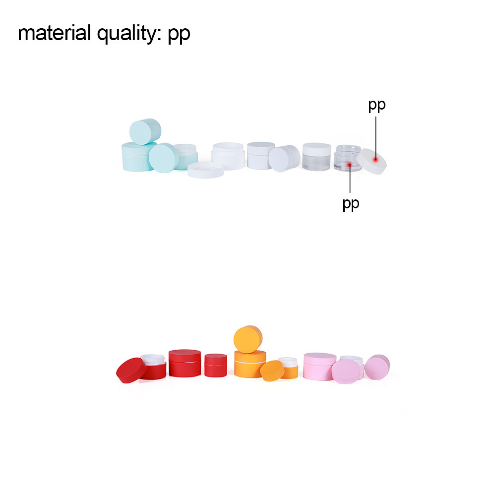 注塑直圆型PETG化妆品膏霜瓶小容量眼霜瓶小容量小样膏霜瓶5g 15g