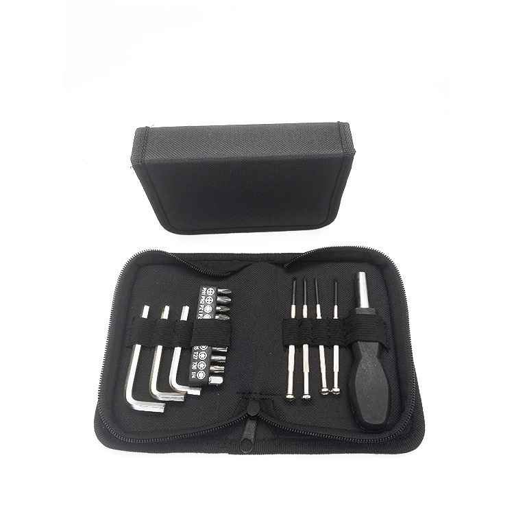 工具包套裝 600D牛津布螺絲批內六角鐘錶批批頭組合禮品工具套裝