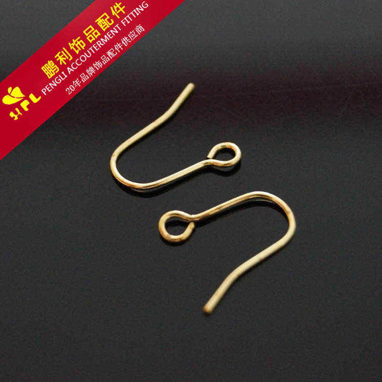 A453 fish hooks, copper ear hooks, earrings, DIY accessories, pelicans.