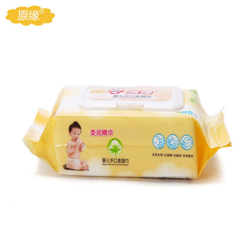 Nó là bìa 80 băng của khăn ướt của đứa bé.