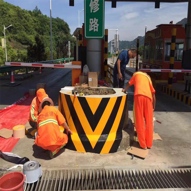 Pre-formed warning belts for smoothing and indelible high-speed billing island head security alerts