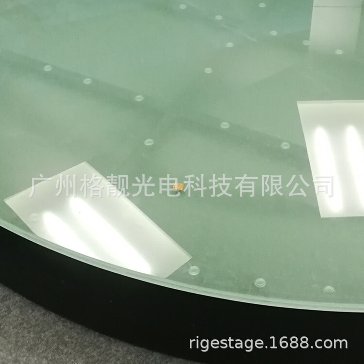 The factory is going to make a big, small car motorcycle glass rotation stage, a live webcast of the glass rotation stage.