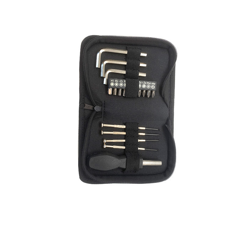 工具包套裝 600D牛津布螺絲批內六角鐘錶批批頭組合禮品工具套裝