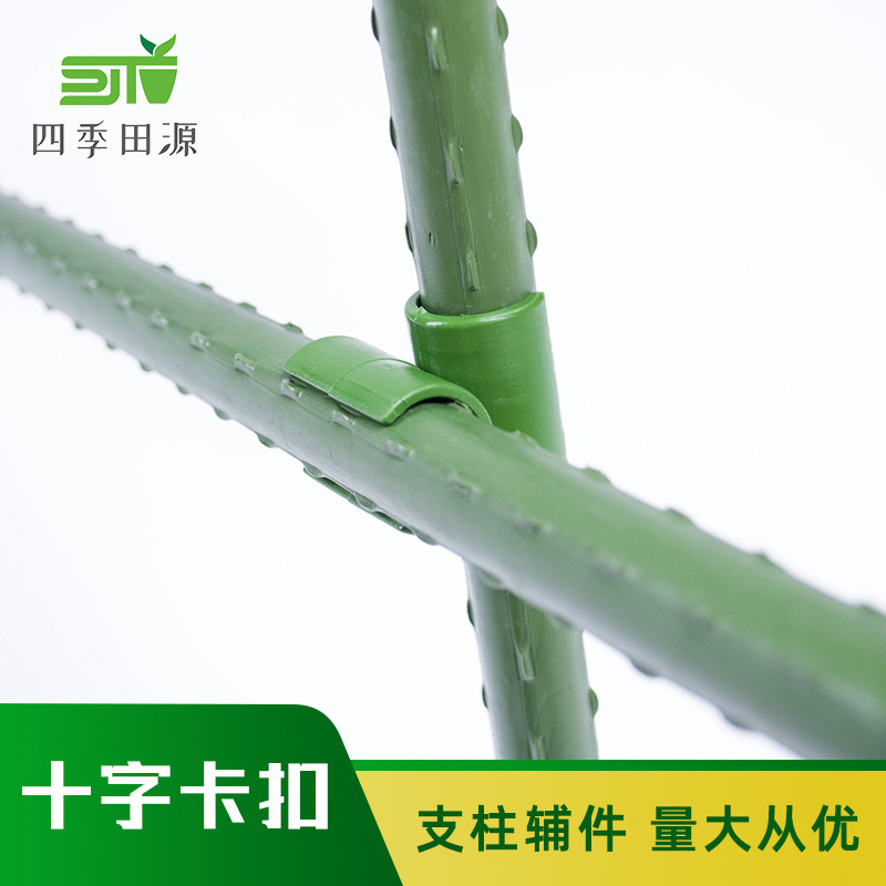 Trụ cố định kết nối cây bò sát có gắn thẻ chéo, phụ kiện ống thép đóng gói PE