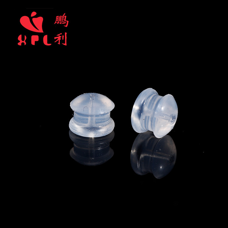 Korean-style silicone hamburger ear plugs, transparent and environmentally sound ear hats, ear nails, ear plugs.