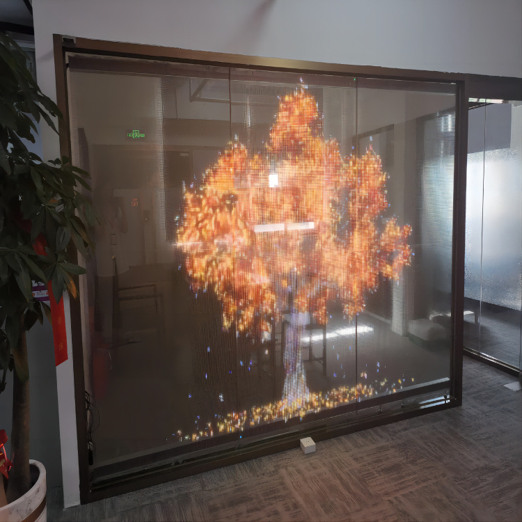 LED-ray LED-film screen LED-transparent screen with LED-film-screen window module PCBA
