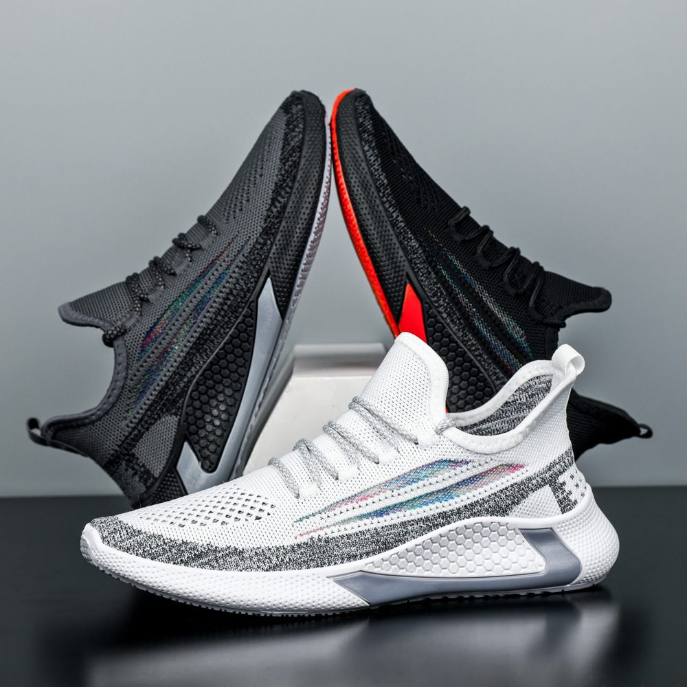 ♪ White-coloured sport shoe man ♪