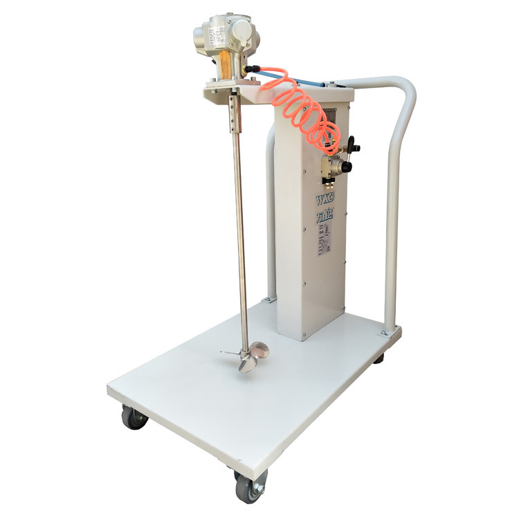 Suzhou 100L mixer, cart up and down, stainless steel, aerobic blast resistance.