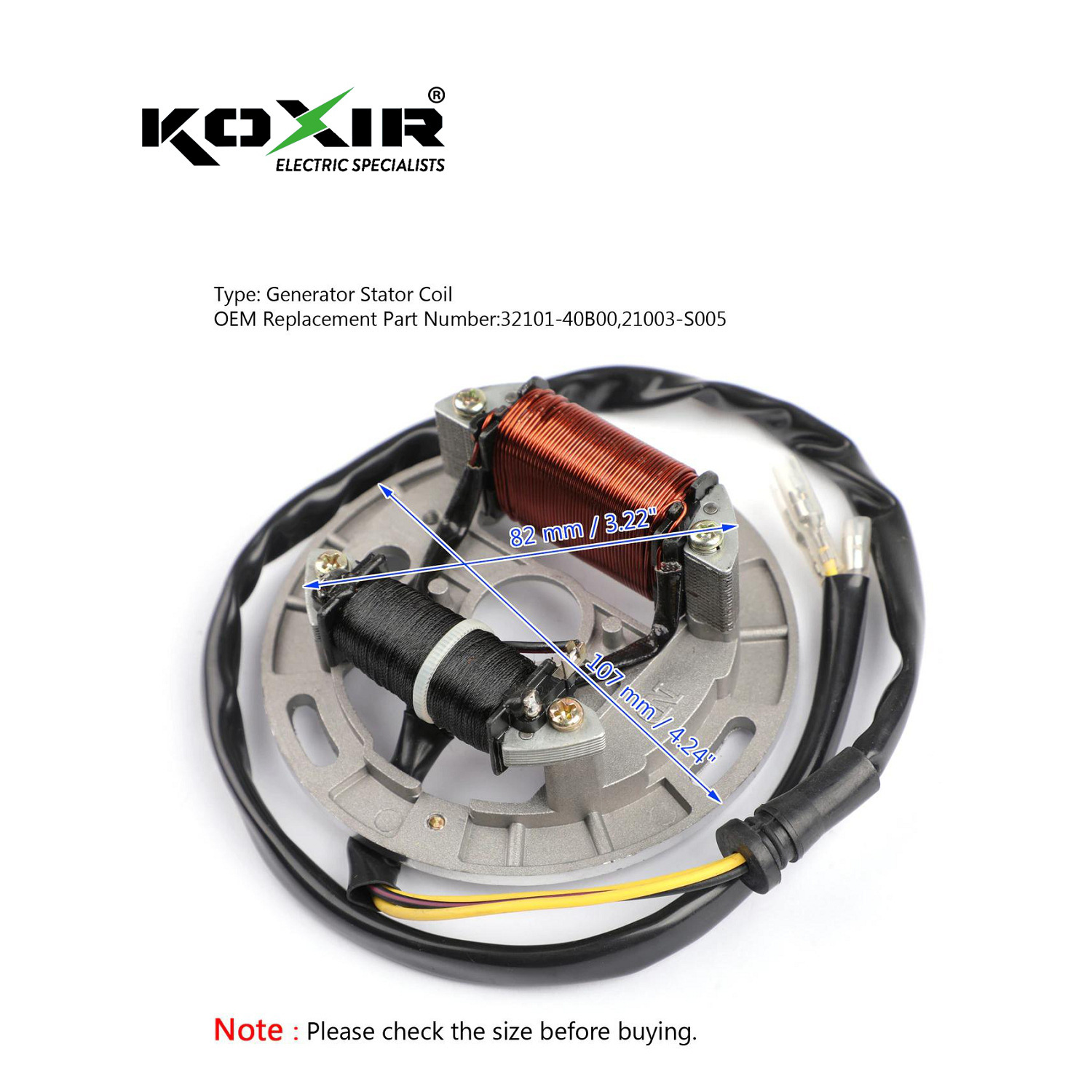 Xe máy KOXIR Vòng lặp điện từ áp dụng cho Suzuki LT80 KFX80 Kawaki