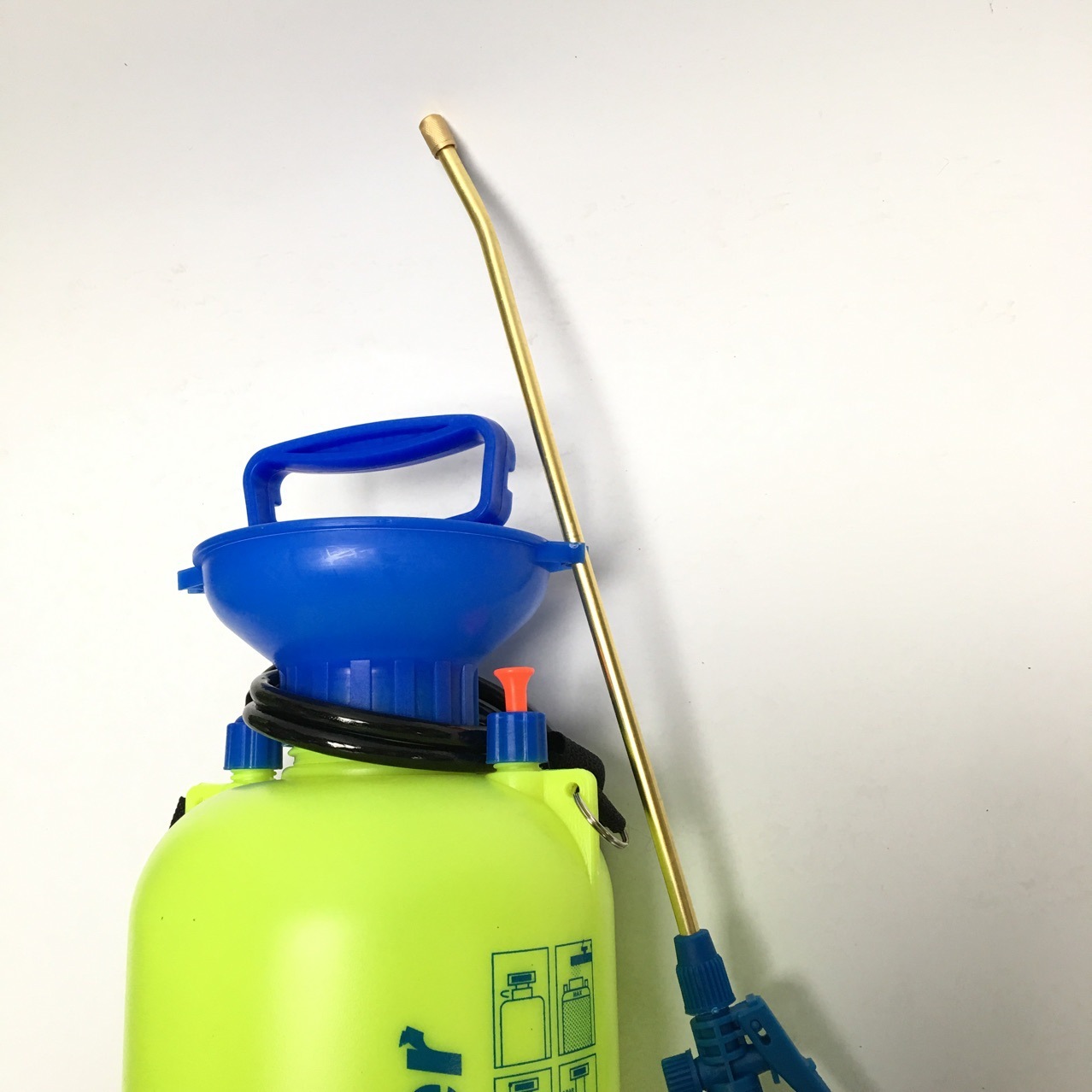 Toàn bộ công cụ làm vườn, máy phun áp suất cao nhỏ, 5L-8 lít đồng.