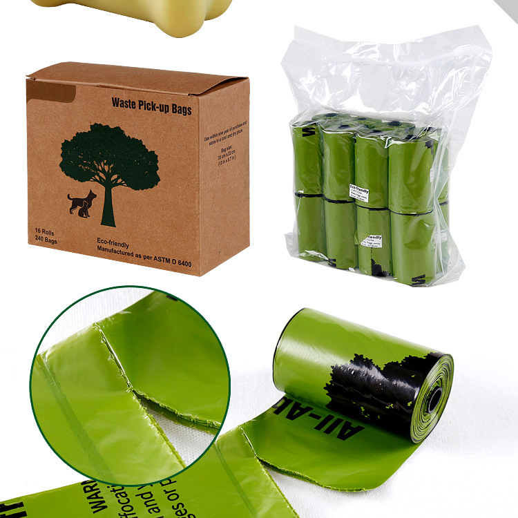 Full-degradable starch bags/consumable pets excreta bags/waste bags