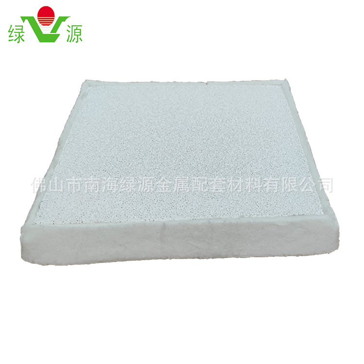 Aluminium oxide foam ceramic filter, 15 inches, 50 thick.