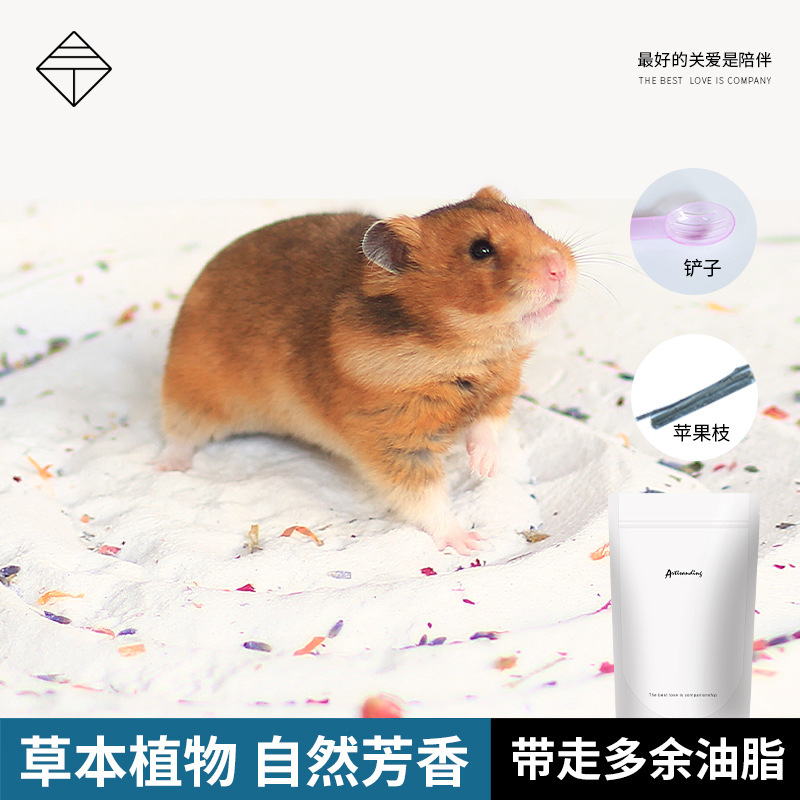 Hamster tắm trong sa mạc đầy cát, bôi dầu cho con gấu hôi thối với một túi tắm tự nhiên đầy muối cát.