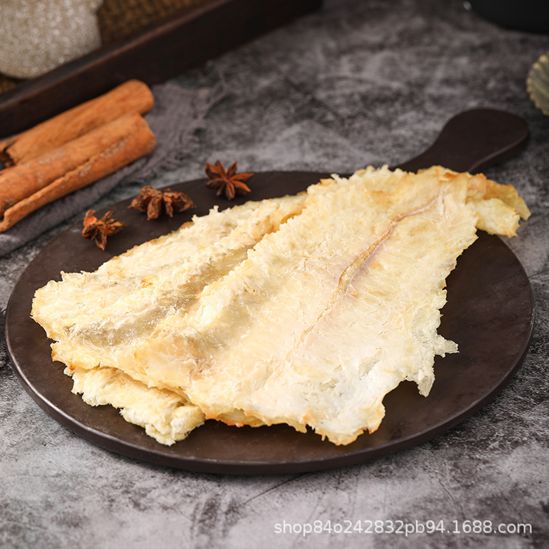 現烤鱈魚片圓魚片即食海鮮零食袋裝批發青島特產烤魚片