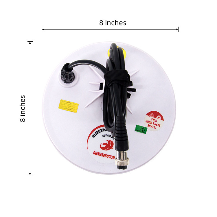 Metal detector external treasure-seeking gold detector single circle probe 8*8 inches MONO disk