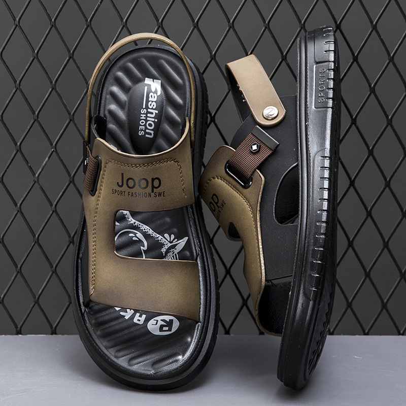A man with sandals doesn't stink in the summer.