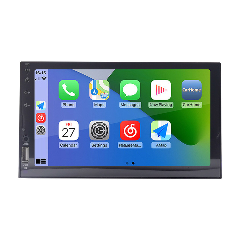 Carplay Adaneu AUTO กับเครื่องเล่นพกพา MP5 ปลั๊กอิน MP4 บลูทูธ