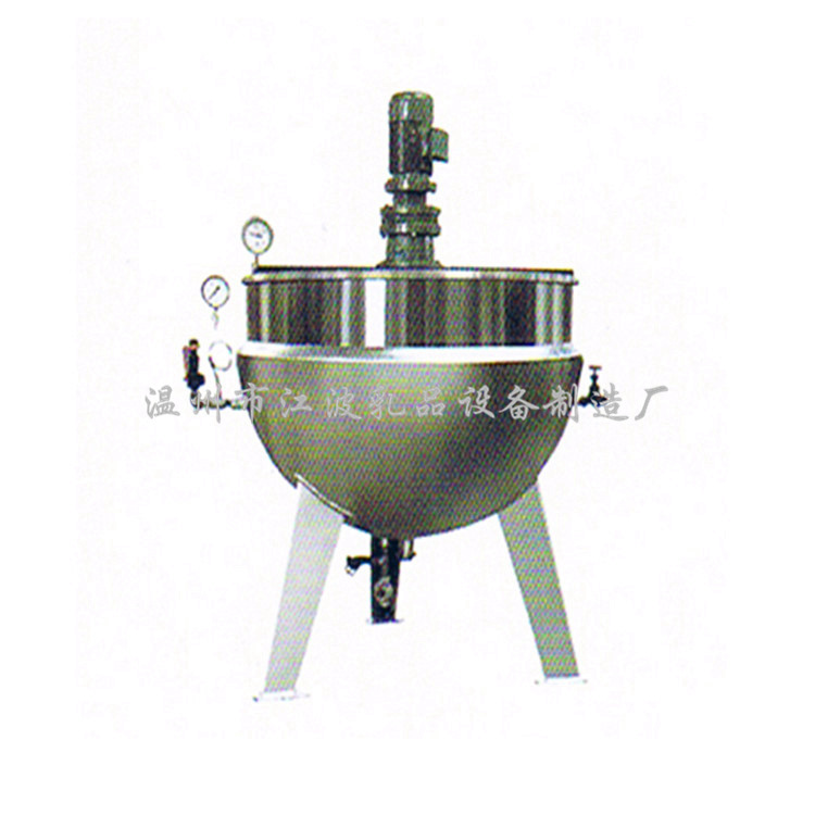 The stainless steel-coated pan, the electric heat-heated pan mixer, the food machine.