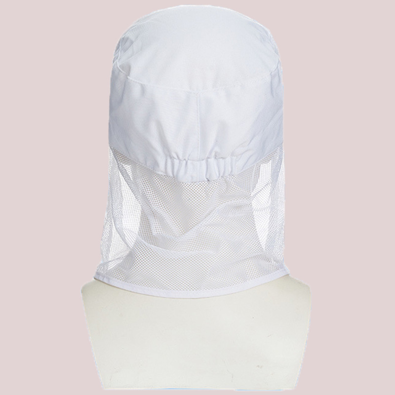 Food factory job hats, sanitary hats, dust workshop hoods, white food hats for men and women