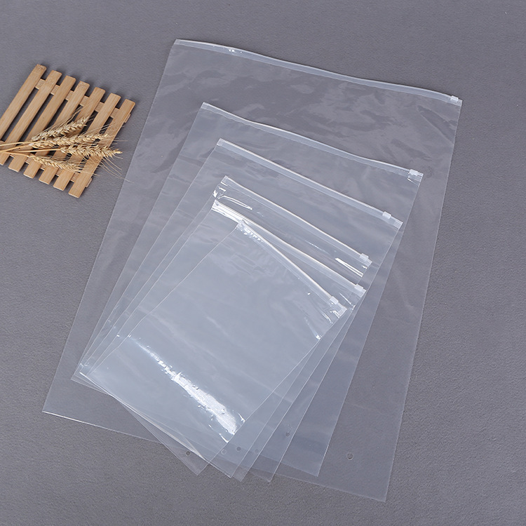 Quantified dress zipper bags ordered for printing of two-sided eva sands single-sided and thick underwear plastic bags