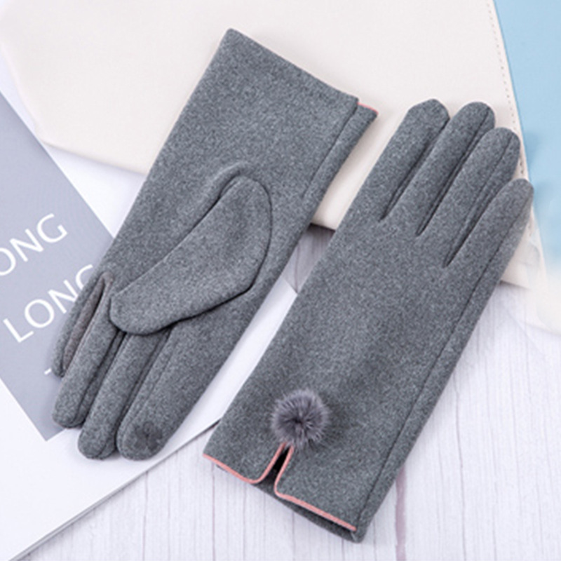 Fashion-Handing Gloves, wind-proof wrist-touching finger-pointing.