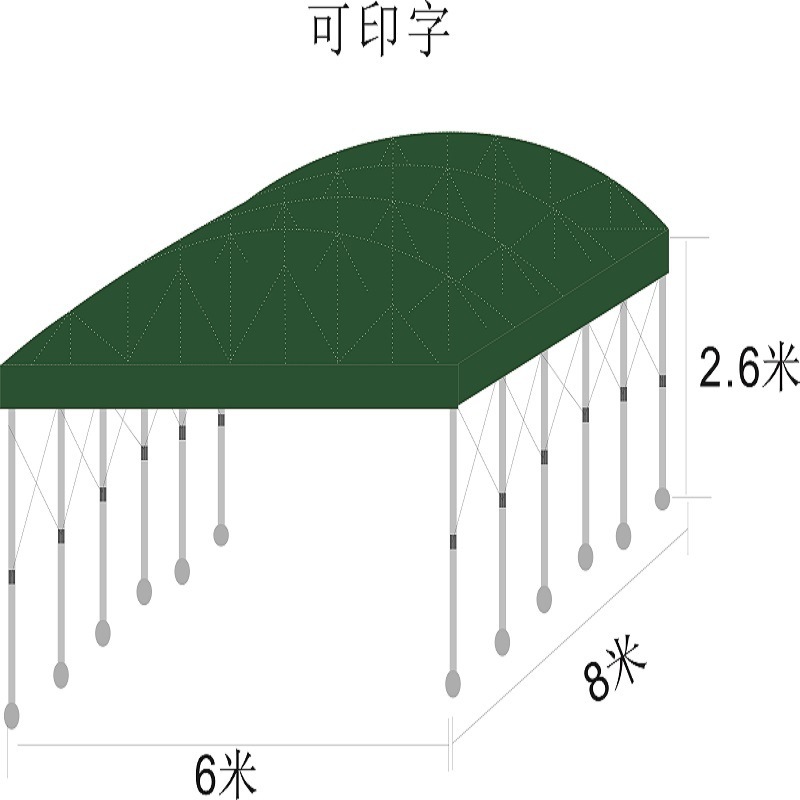 厂家直供户外推拉棚移动伸缩结构雨棚 大型轨道式遮阳蓬活动帐篷