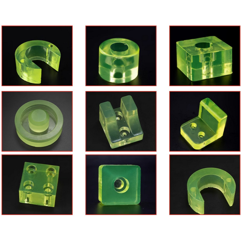 Parts of PUR-isomers containing plastic plu-processed impregnated gel-resistant electrostatic padboards