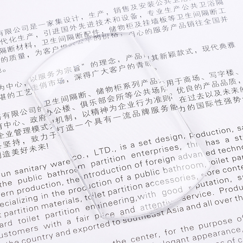 凸透鏡亞克力高倍鏡片放大鏡自制投影儀鏡片光學儀哭器材批發