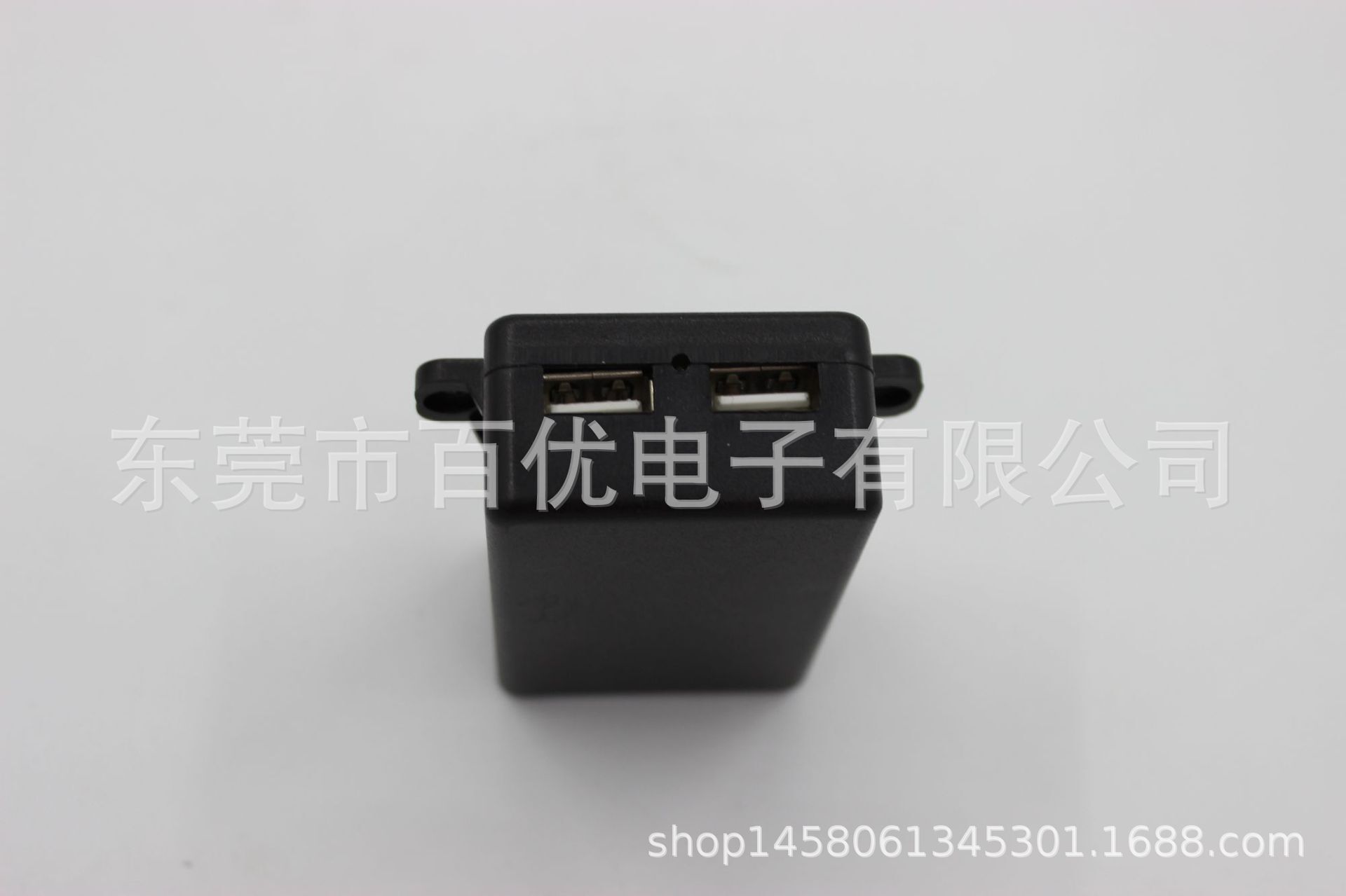 Double USB furniture charger, USB-charger, USB-charger.