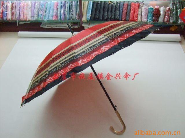 供应55工分16片自动色丁伞 外贸伞 广告伞 雨伞
