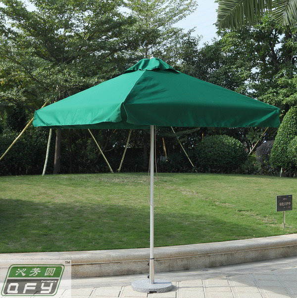 An outdoor parasol shop and an outdoor solar umbrella.