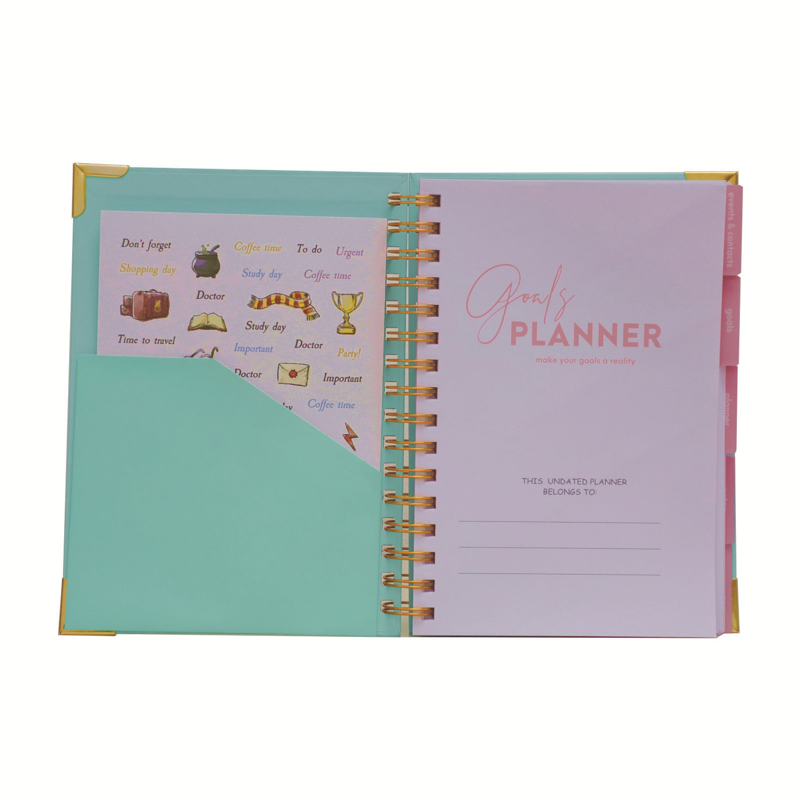 Planner's Cross-border Foreign Language English Calendar Book of Targeted Marriages