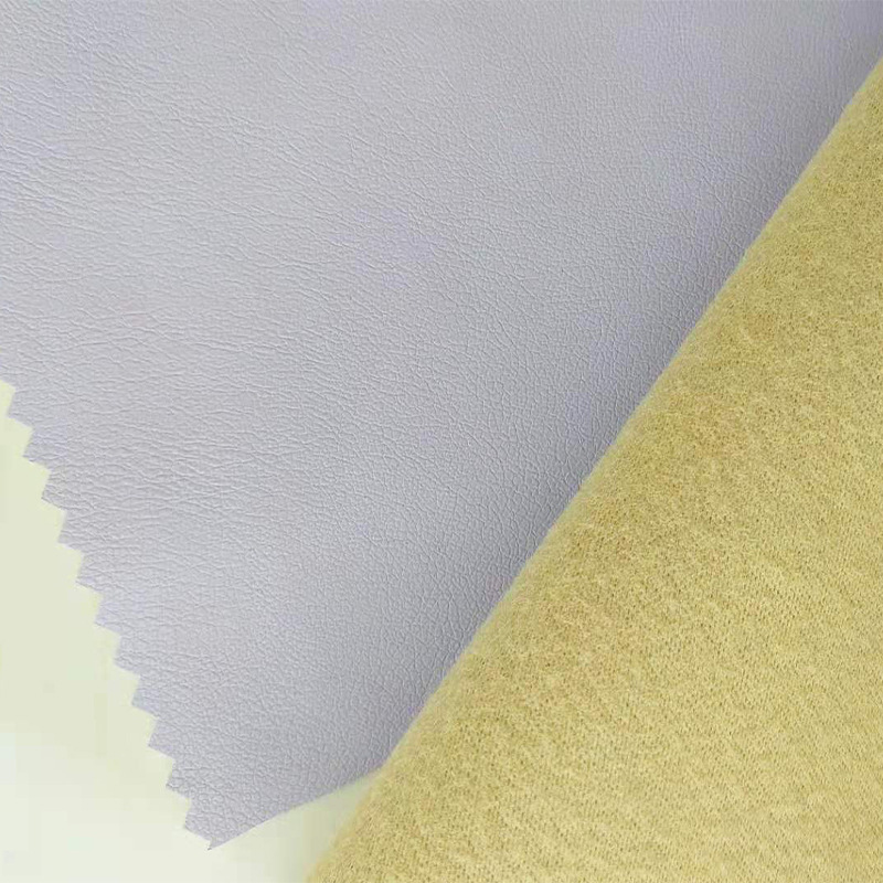 Wholesale PU-colored tannery provides 0.6 mm thick pu-skin-coloured tan fabric