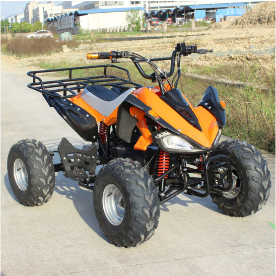 Small Mars 125 CC Beach Car, Bull ATV all-terrain Land Cruiser, four-wheel motorcycles outdoors.