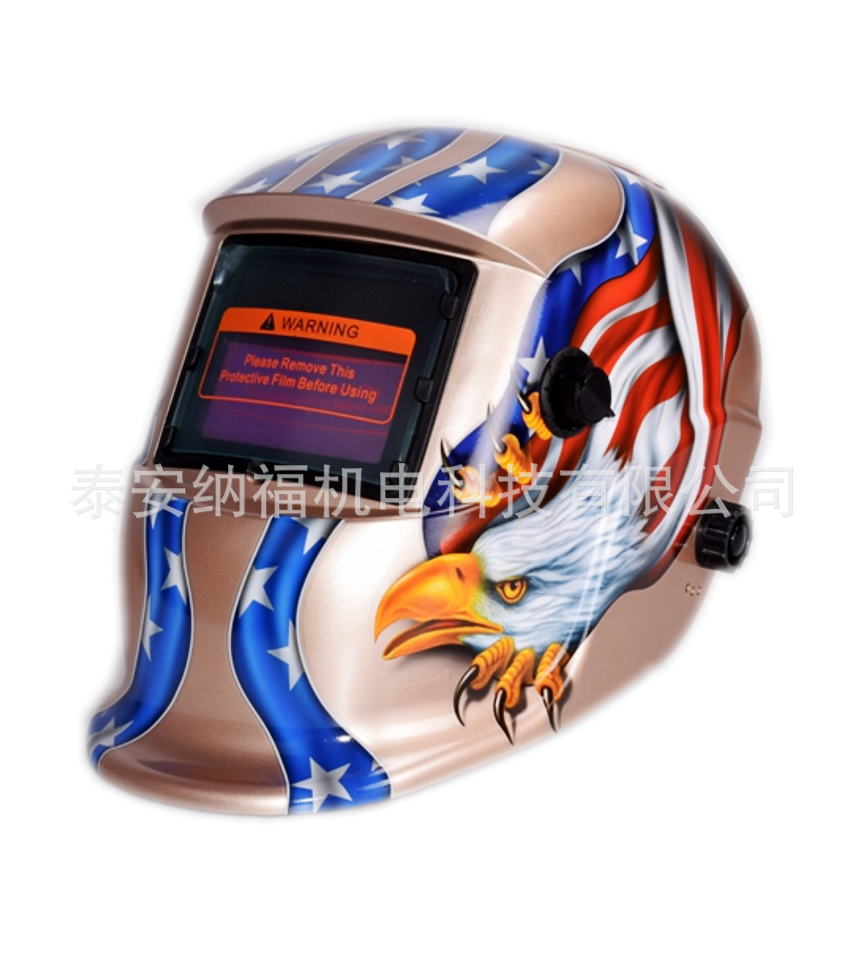 Automatic PV welding mask.