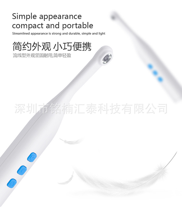 WIFI phone visual dental endoscope, oral tester with wireless charge K013A