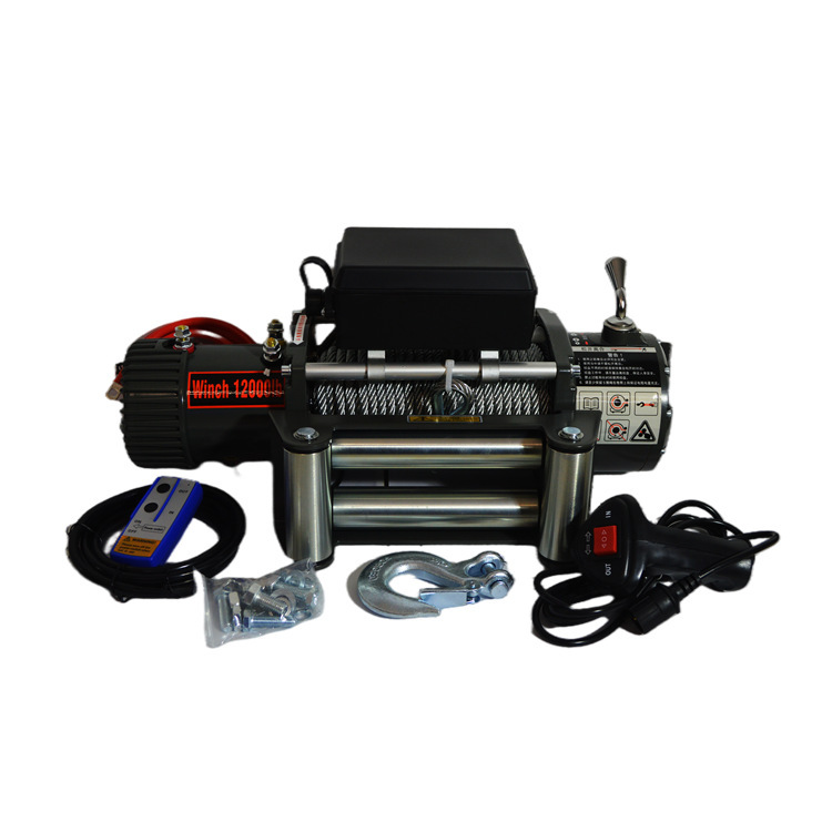 Customize 12,000 pounds of electric winch protection for 12V winch, car tractor.