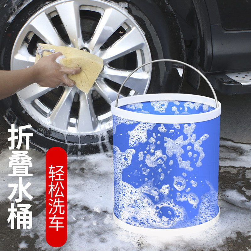 A multi-purpose water truck with a bucket washing tool to fish outside the house.