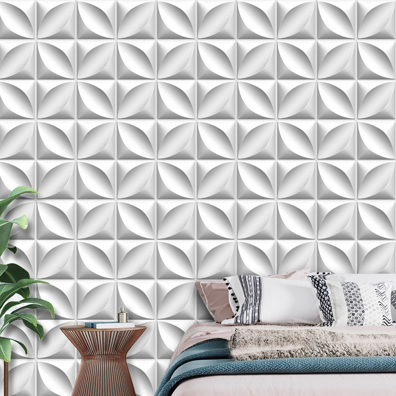 Plant PVC 3-D 3-D stereo wall Wall Panel television background wall decorated 3d wall wholesale